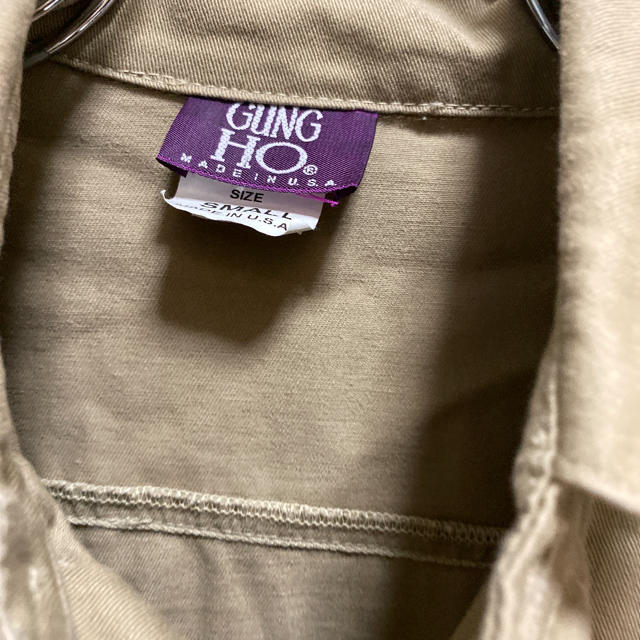 Ameri VINTAGE(アメリヴィンテージ)のガンホー  ミリタリートレンチデザインコート メンズのジャケット/アウター(トレンチコート)の商品写真