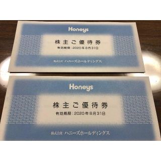 ハニーズ(HONEYS)のハニーズ 株主優待券 6000円分(500円✕12枚) HONEYS (ショッピング)