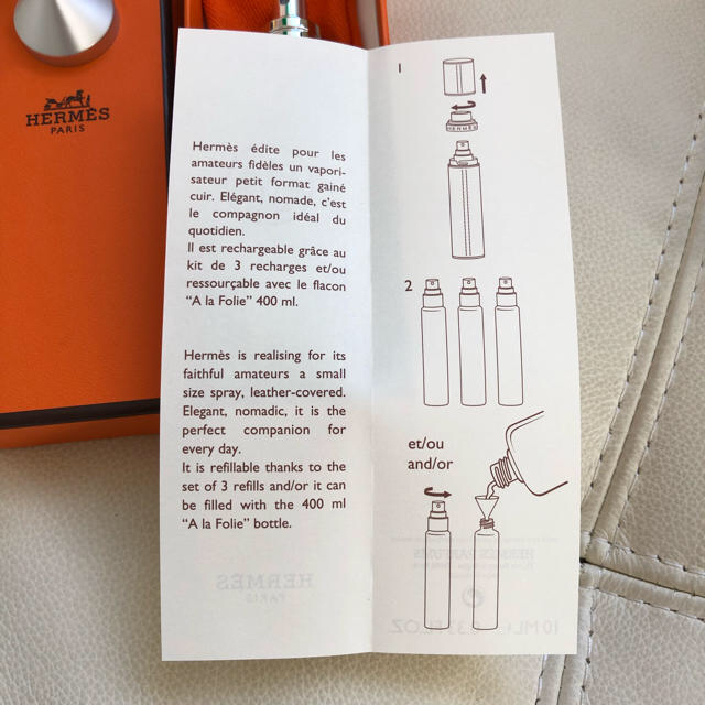 Hermes - 【新品】エルメス アトマイザー 香水ケースの通販 by きさき Hermes - 【新品】エルメス アトマイザー 香水ケースの通販 by きさき