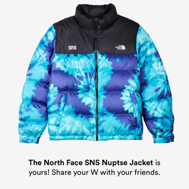 SNS north face ヌプシ Sサイズ