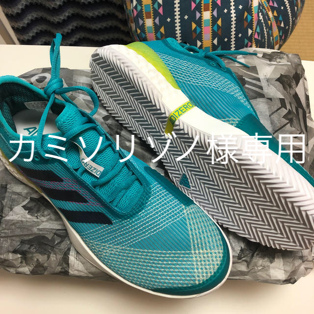 adidas(アディダス)のアディダス アディゼロ28.5 テニスシューズオールコートオムニにも滑らない スポーツ/アウトドアのテニス(シューズ)の商品写真