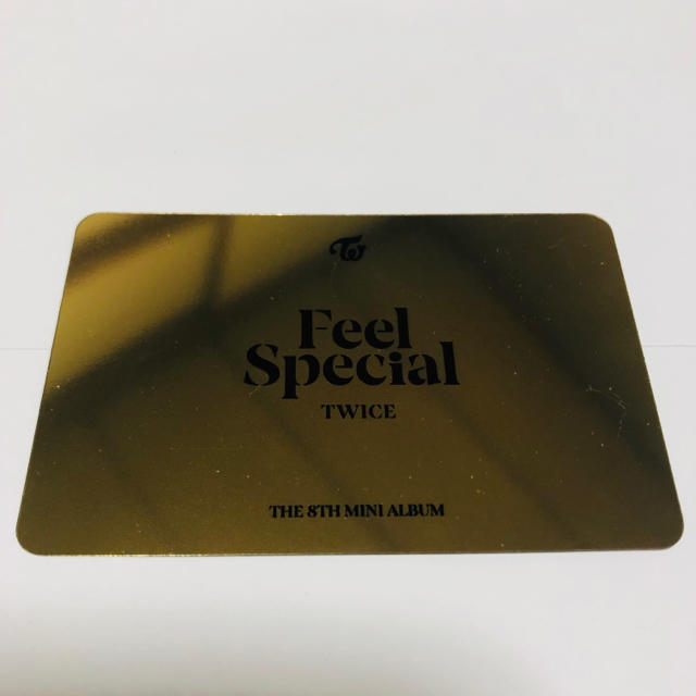 Waste(twice)(ウェストトゥワイス)のtwice ジヒョ feel special ゴールドカード エンタメ/ホビーのCD(K-POP/アジア)の商品写真