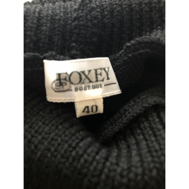 FOXEY(フォクシー)のフォクシー　セーターブラック40 レディースのトップス(ニット/セーター)の商品写真