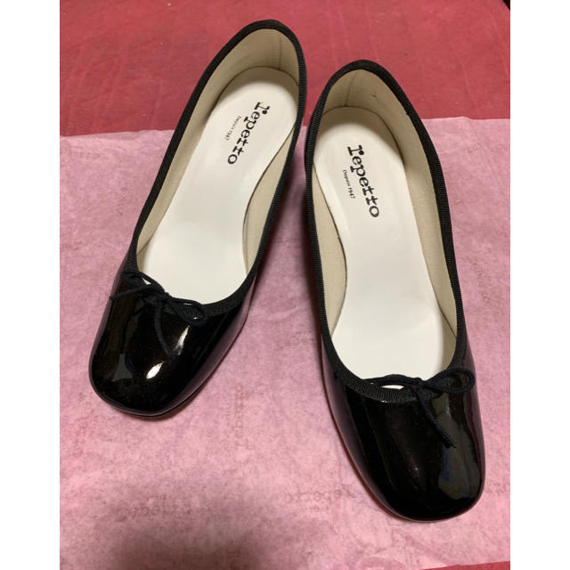 repetto(レペット)のrepetto レペット バレエシューズ パンプス チャンキーヒール  レディースの靴/シューズ(ハイヒール/パンプス)の商品写真