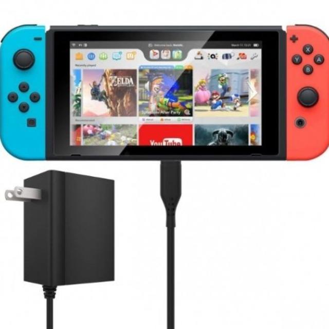 Nintendo Switch(ニンテンドースイッチ)の★ニンテンドースイッチ ACアダプター Type C エンタメ/ホビーのゲームソフト/ゲーム機本体(携帯用ゲーム機本体)の商品写真