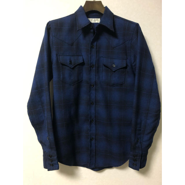 Saint Laurent サンローランパリ 青黒 チェック ネル シャツ Xs エディ期 Celineの通販 By Iceman Shop サンローランならラクマ Saint Laurent サンローランパリ 青黒 チェック ネル シャツ Xs エディ期 Celineの通販 By Iceman Shop サンローランならラクマ