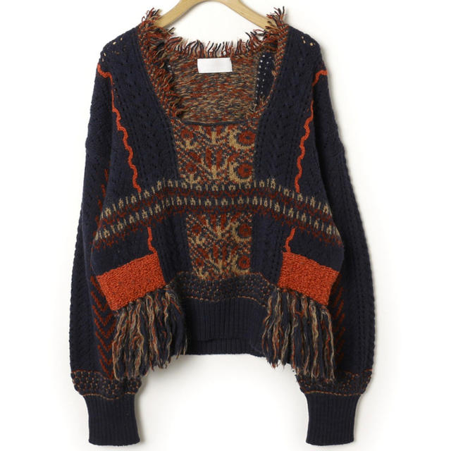 mame(マメ)の【美品】2018 aw mame Knit Ethnic Sweater ニット レディースのトップス(ニット/セーター)の商品写真
