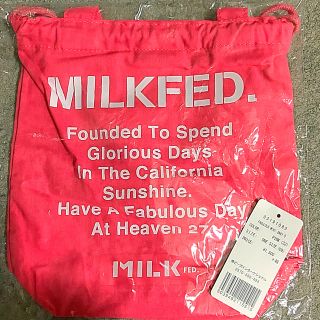 ミルクフェド(MILKFED.)の MILKFED. MINI 2WAY BAG (PINK) 『KUMA様専用』(トートバッグ)