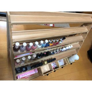 マニキュア、ネイル用品収納棚の通販 by べる's shop|ラクマ