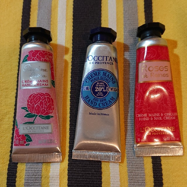 L'OCCITANE(ロクシタン)のL'OCCITANE ロクシタン ハンドクリーム3個 コスメ/美容のボディケア(ハンドクリーム)の商品写真