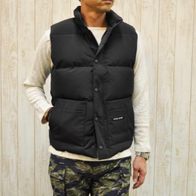 新品 カナダグース ダウンベストWINDSOR VEST BLACK レアモデル