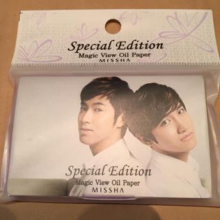 ミシャ(MISSHA)の東方神起❤︎脂取り紙(その他)