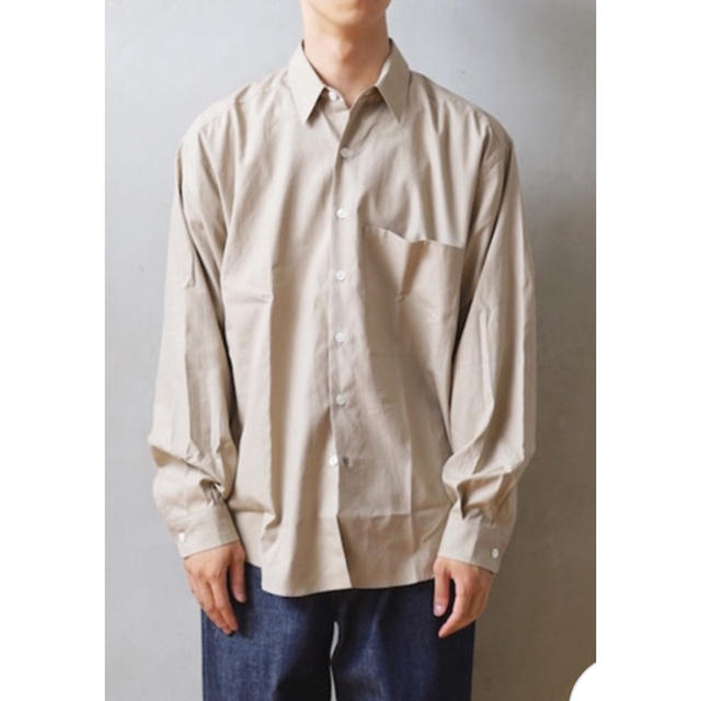 AURALEE Washed Finx Twill Big Shirts