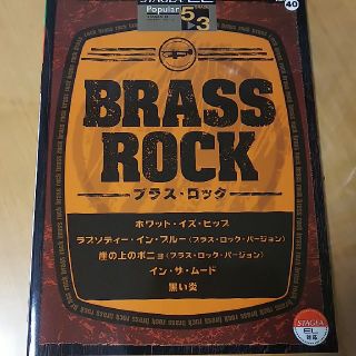 ヤマハ(ヤマハ)のエレクトーン5〜3級　STAGEA・EL　ポピュラーシリーズ（40）　ブラスロッ(アート/エンタメ)