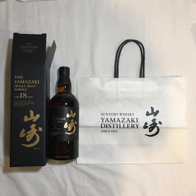 サントリー(サントリー)の【DV様専用】ウィスキー　山崎18年　箱あり 食品/飲料/酒の酒(ウイスキー)の商品写真