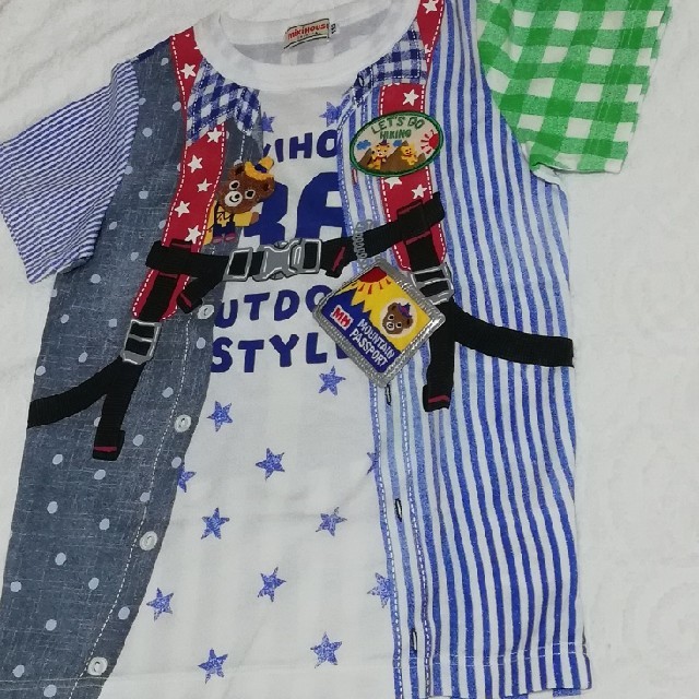 新品　mikihouseプッチーくん半袖Tシャツ 110cm