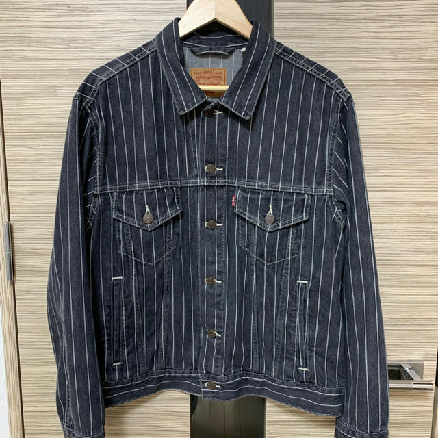 Supreme(シュプリーム)のSupreme Levi’s Pinstripe Trucker Jacket メンズのジャケット/アウター(Gジャン/デニムジャケット)の商品写真