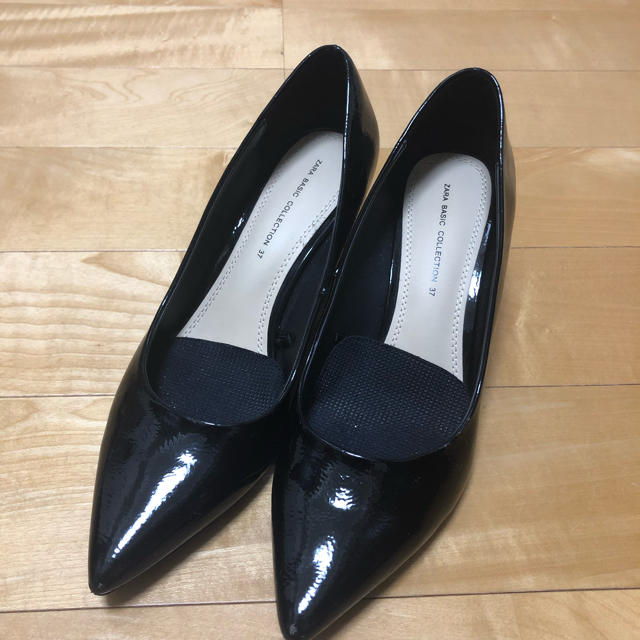 ZARA(ザラ)のZARA 黒パンプス レディースの靴/シューズ(ハイヒール/パンプス)の商品写真