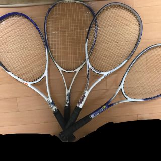 ヨネックス(YONEX)のソフトテニス　ラケット　4本セット　ヨネックス　中古品　軟式(テニス)
