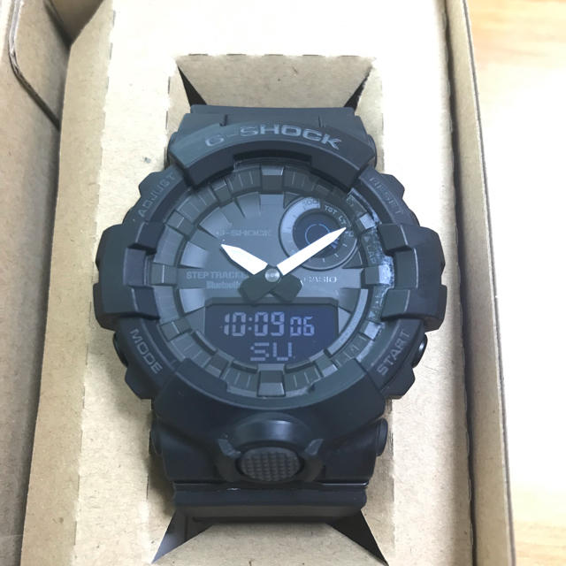 腕時計ジーショック G-SQUAD GBA-800-1AJF メンズ ブラック
