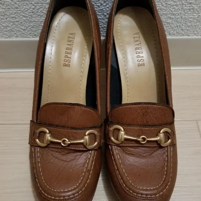 ESPERANZA(エスペランサ)のエスペランサ ローファーヒール レディースの靴/シューズ(ハイヒール/パンプス)の商品写真
