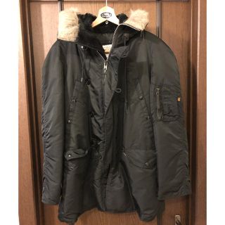 アルファインダストリーズ(ALPHA INDUSTRIES)のアルファ インダストリーズ N-3Bブラック L サイズ USA製 　(フライトジャケット)