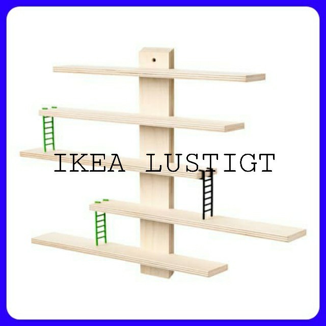 IKEA(イケア)のIKEA LUSTIGT ルースティグト ウォールシェルフ インテリア/住まい/日用品の収納家具(棚/ラック/タンス)の商品写真