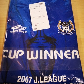 最終価格。2007Jリーグヤマザキナビスコカップ　ガンバ大阪　Tシャツ(ウェア)
