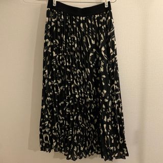 エイチアンドエイチ(H&H)のH&M ヒョウ柄スカート(専用！)(ひざ丈スカート)