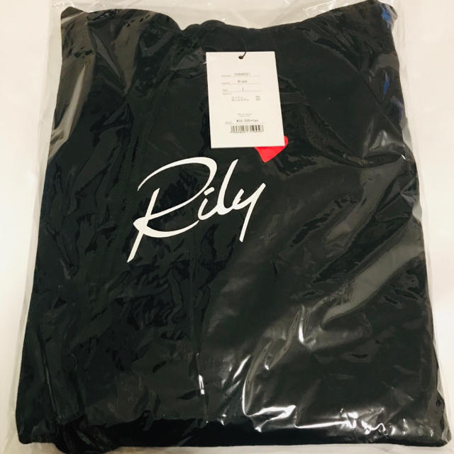 RILY パーカー　BLACK サイズXL