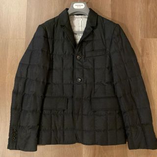 トムブラウン(THOM BROWNE)のトムブラウン THOM BROWNEダウンワッフルジャケット00チャコールグレー(テーラードジャケット)