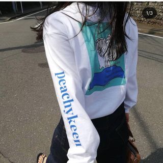 パタゴニア(patagonia)のpeachykeen ロンT ブルー(Tシャツ(長袖/七分))