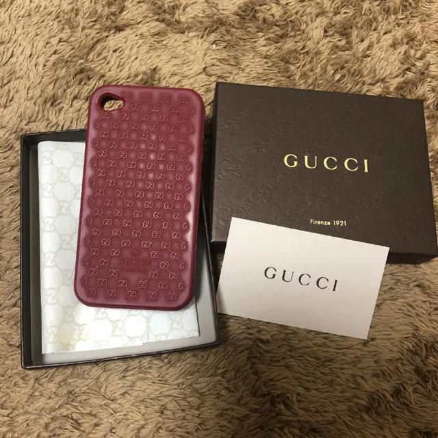 Gucci(グッチ)の《正規品》GUCCI iPhone4Sケース スマホ/家電/カメラのスマホアクセサリー(iPhoneケース)の商品写真