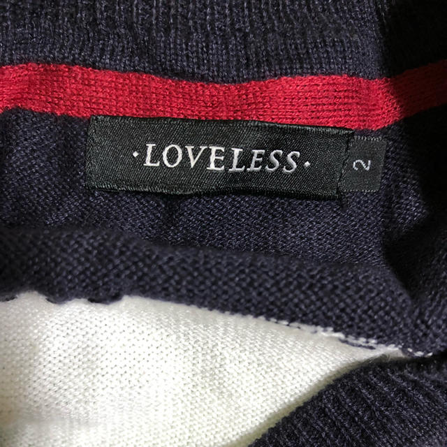 LOVELESS(ラブレス)の値下げ！ラブレス、ボーダーセーター、ドクロ！Loveless メンズのトップス(ニット/セーター)の商品写真