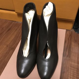 ジャンヴィットロッシ(Gianvito Rossi)のジャンヴィトロッシ★ こげ茶 ブーツ★牛皮 サイズ37(ブーツ)