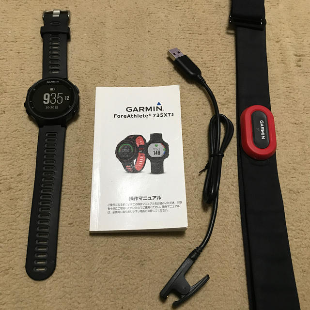 値下げ! ガーミン ForeAthlete 735XTJ 心拍計付 品-