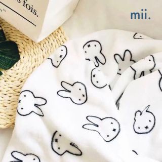 ミッフィー ブランケット miffy 100×80(おくるみ/ブランケット)