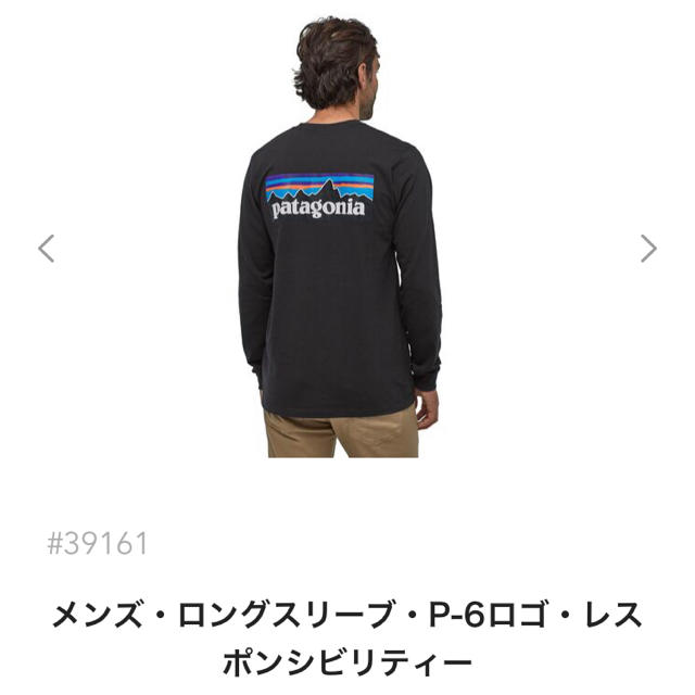本日発送！新品　Patagonia ロンT MサイズTシャツ/カットソー(七分/長袖)