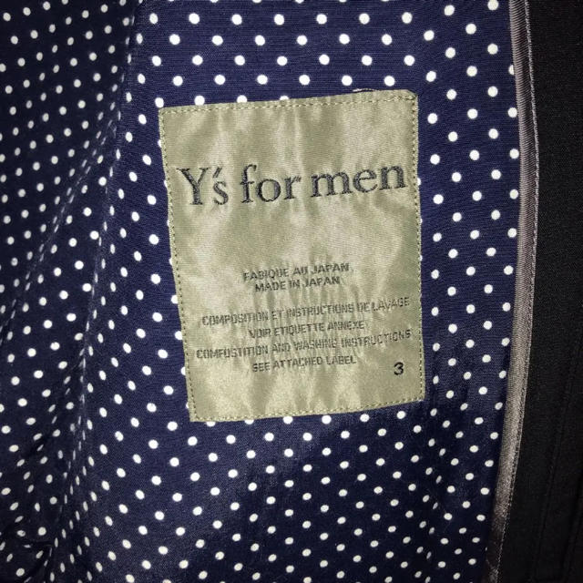 スーツ　（y's for men) 1