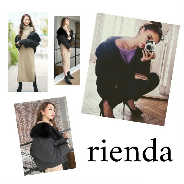 rienda(リエンダ)のrienda Faux Fur ボリュームショートダウン レア人気商品 eimy レディースのジャケット/アウター(ダウンジャケット)の商品写真