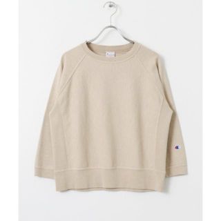 チャンピオン(Champion)のChampion チャンピオン ガーメントダイ スウェットカットソー　ベージュ(カットソー(長袖/七分))