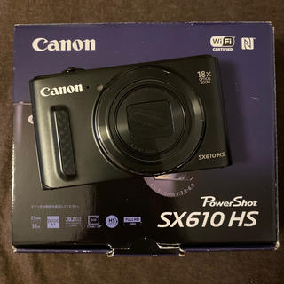 キヤノン(Canon)のCanon デジカメ　黒　SX610HS(コンパクトデジタルカメラ)