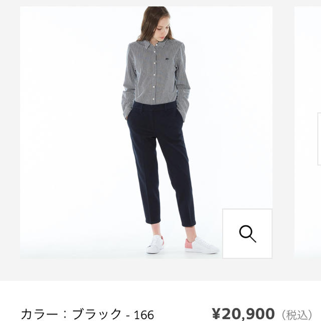 LACOSTE♦︎ラコステ♦︎ジャージ素材クロップド丈センターラインパンツ