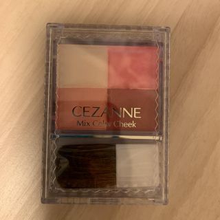 セザンヌケショウヒン(CEZANNE（セザンヌ化粧品）)のセザンヌ ミックスカラーチーク 04 ローズ系(チーク)