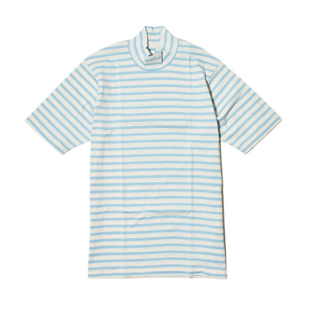 YAECA(ヤエカ)のANATOMICA アナトミカ ボーダー モックネック Tシャツ メンズのトップス(Tシャツ/カットソー(半袖/袖なし))の商品写真