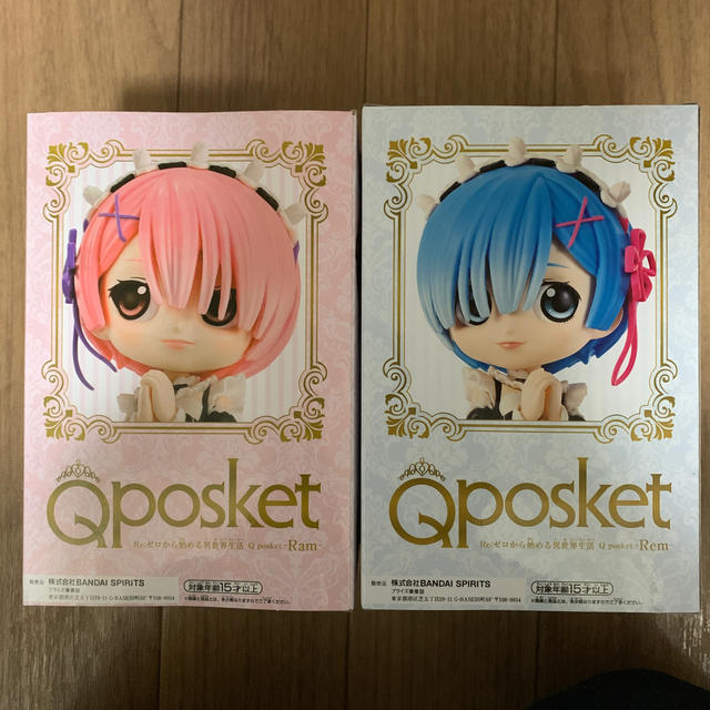 BANPRESTO(バンプレスト)のリゼロ Q Posket ラム&レム ノーマルセット エンタメ/ホビーのフィギュア(アニメ/ゲーム)の商品写真