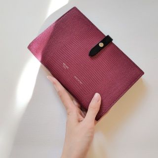 セリーヌ(celine)の超希少品【新品★旧ロゴ】CELINE リザード ストラップ ラージ オールドロゴ(財布)