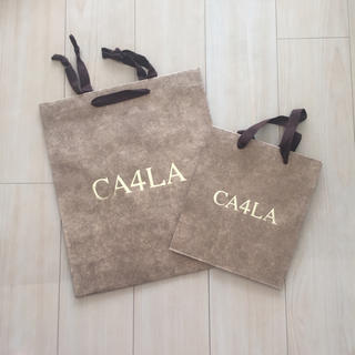 カシラ(CA4LA)の【美品】CA4LA カシラ 帽子 ショッパー ショップ袋 紙袋 まとめ買い(ショップ袋)