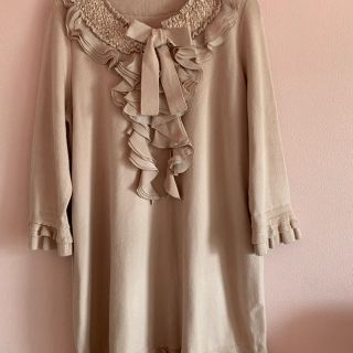 トゥービーシック(TO BE CHIC)の❤️TO BE CHICピンク色ワンピース •チュニック(ひざ丈ワンピース)