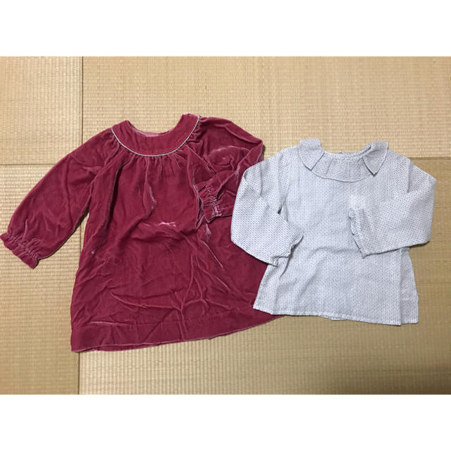 Bonpoint(ボンポワン)のbonpoint 2a セット キッズ/ベビー/マタニティのキッズ服女の子用(90cm~)(ワンピース)の商品写真